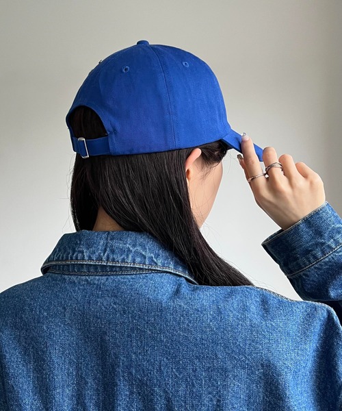 DISCOAT（ディスコート）の「アーチロゴCAP（キャップ・レディース・ネイビー/オフホワイト/ブルー/グレイッシュベージュ・FREE）」の8枚目の写真