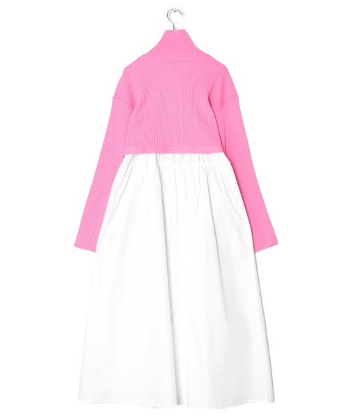 w closet(ダブルクローゼット)の「【SETアイテム】リブニットカーディガン&キャミワンピース(ワンピース・レディース・ピンク系/アイボリー/ホワイト・FREE)」の11枚目の写真