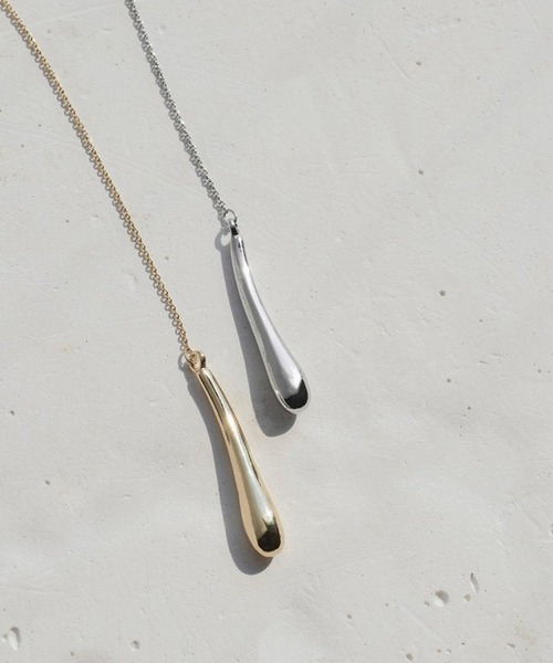 GOLDY（ゴールディ）の「【GOLDY】カーブド メタル "Y"シェイプ ネックレス / 3211104（ネックレス・レディース・シルバー/ゴールド/ピンク・FREE）」の6枚目の写真