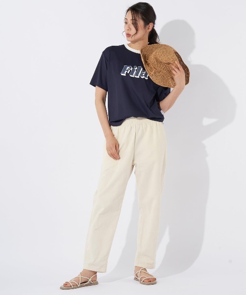 FILA(フィラ)の「【FILA:フィラ】レディース接触冷感アクアTシャツ 水陸両用(Tシャツ/カットソー・レディース・オフホワイト/ワインレッド/ネイビー/ブラック・LARGE/MEDIUM)」の22枚目の写真
