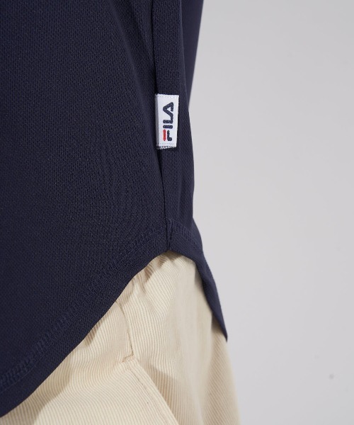 FILA(フィラ)の「【FILA:フィラ】レディース接触冷感アクアTシャツ 水陸両用(Tシャツ/カットソー・レディース・オフホワイト/ワインレッド/ネイビー/ブラック・LARGE/MEDIUM)」の14枚目の写真