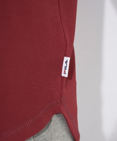 FILA(フィラ)の「【FILA:フィラ】レディース接触冷感アクアTシャツ 水陸両用(Tシャツ/カットソー・レディース・オフホワイト/ワインレッド/ネイビー/ブラック・LARGE/MEDIUM)」の5枚目の写真