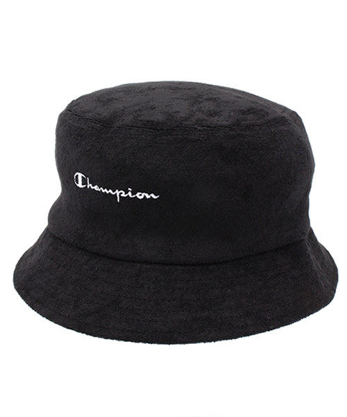 Champion(チャンピオン)の「【Champion/チャンピオン】パイル素材HAT /563081 (ハット・メンズ・ホワイト/ネイビー/ブラック/グレー・FREE)」の2枚目の写真