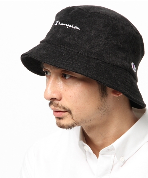 Champion(チャンピオン)の「【Champion/チャンピオン】パイル素材HAT /563081 (ハット・メンズ・ホワイト/ネイビー/ブラック/グレー・FREE)」の7枚目の写真