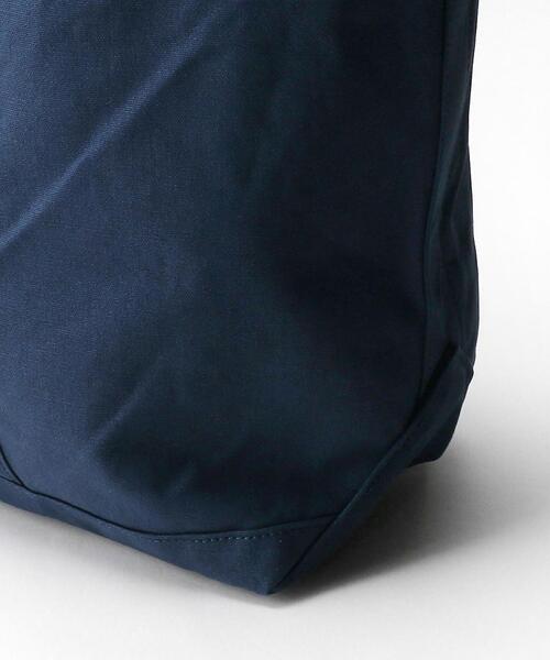 BEAUTY&YOUTH UNITED ARROWS（ビューティーアンドユースユナイテッドアローズ）の「＜BEAUTY&YOUTH by LOGO LINE＞ロゴライン エンブロイダリー トートバッグ（トートバッグ・レディース・ホワイト/ネイビー・FREE）」の14枚目の写真