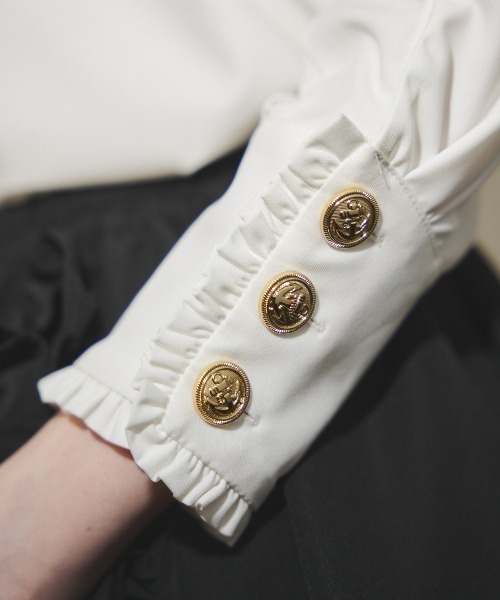 MIRO AMURETTE（ミロアミュレット）の「classical button blouse