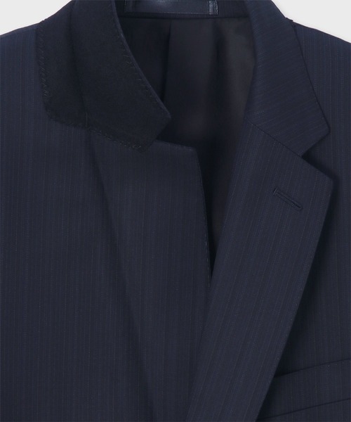 【状態◎】ポールスミス　ロンドン　スーツ　シャドーストライプ　3ピース　黒 □ポールスミスロンドン(Paul Smith LONDON)□超美品 【日本製