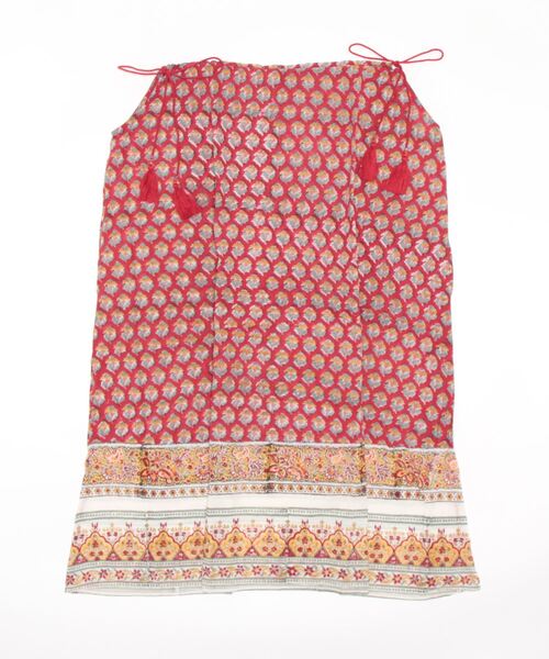 チャイハネ（チャイハネ）の「【チャイハネ】ブロリキャミワンピース（ワンピース・レディース・ブルー/グレー/レッド/ホワイト・FREE）」の5枚目の写真