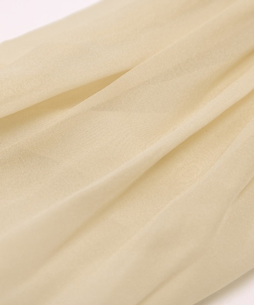 AMELY（エミリー）の「シフォンスリーブワンピース（ワンピース・レディース・ブラック/ベージュ・M/L）」の19枚目の写真