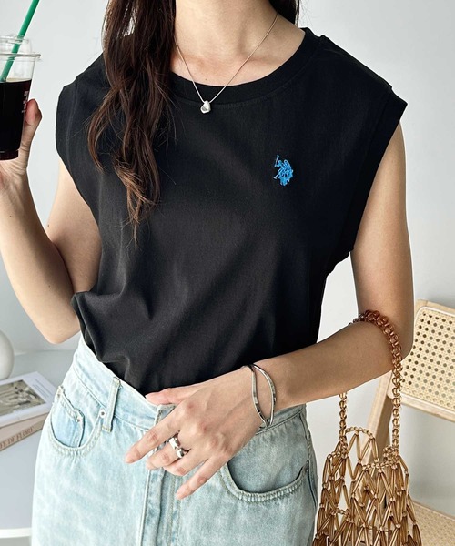 AGNONA 売れ筋商品|||アグノラ Tシャツ トップス レディース Tops Blue セール】シャーリングスキントップス（Tシャツ/カットソー