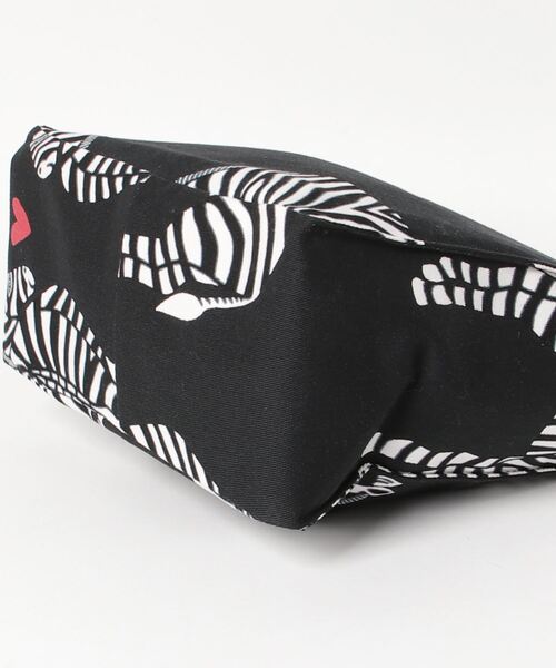 BOHEMIANS（ボヘミアンズ）の「BOHEMIANS/ボヘミアンズ　LOVE ZEBRA ST MINI TOTE ラブゼブラミニトートバッグ　BB-240（トートバッグ・レディース・ブラック・F）」の3枚目の写真