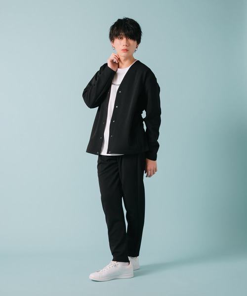 UNIIT(ユニット)の「ドライタッチ 吸水速乾 ストレッチ イージーケア ドライリップル タックイージーパンツ(その他パンツ・メンズ・ネイビー/ベージュ/ブラック・MEDIUM/X-LARGE/LARGE)」の6枚目の写真