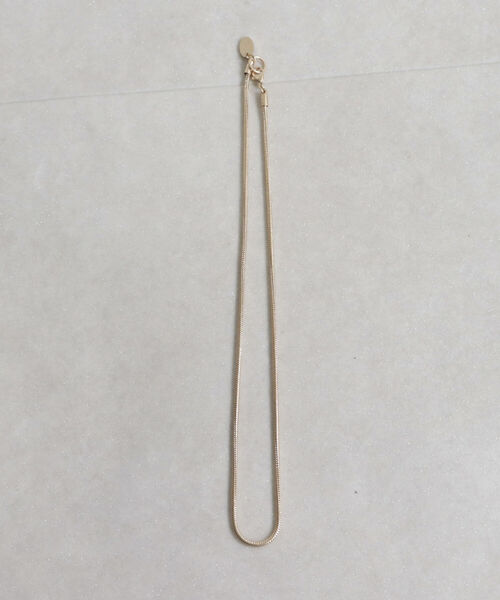 fredy emue（フレディエミュ）の「スネークチェーンマットネックレス（ネックレス・レディース・シルバー/ゴールド・FREE）」の3枚目の写真