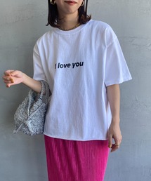 FUNG | [FUNG/ファング] I LOVE YOU カットオフプリントTシャツ(Tシャツ/カットソー)