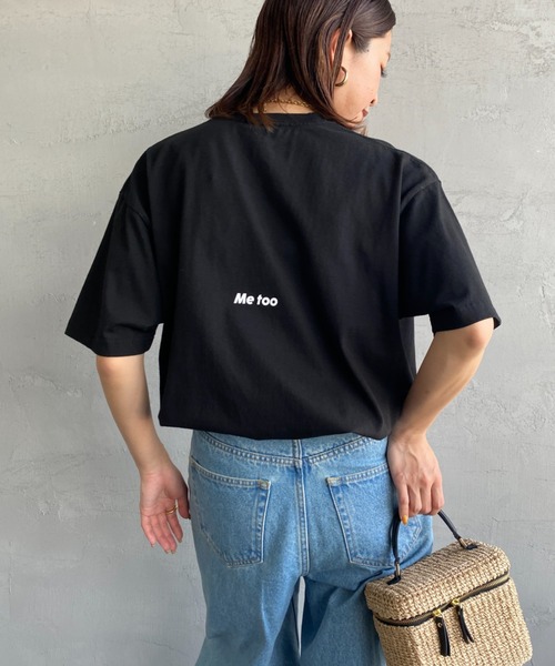 FUNG（ファング）の「[FUNG/ファング] I LOVE YOU カットオフプリントTシャツ（Tシャツ/カットソー・レディース・ブラック/ホワイト・M）」の11枚目の写真