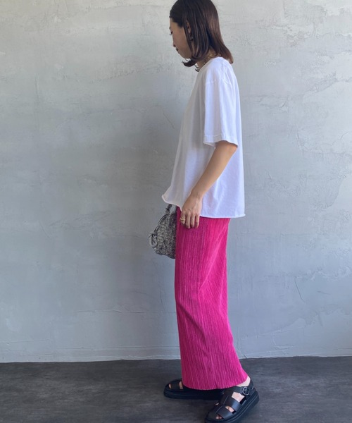 FUNG（ファング）の「[FUNG/ファング] I LOVE YOU カットオフプリントTシャツ（Tシャツ/カットソー・レディース・ブラック/ホワイト・M）」の18枚目の写真