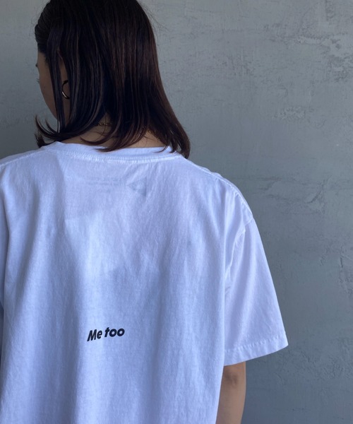 FUNG（ファング）の「[FUNG/ファング] I LOVE YOU カットオフプリントTシャツ（Tシャツ/カットソー・レディース・ブラック/ホワイト・M）」の22枚目の写真