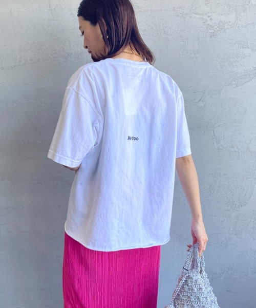 FUNG（ファング）の「[FUNG/ファング] I LOVE YOU カットオフプリントTシャツ（Tシャツ/カットソー・レディース・ブラック/ホワイト・M）」の16枚目の写真