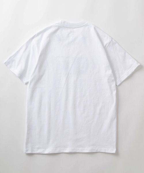NEW ERA(ニューエラ)の「【NEW ERA/ニューエラ】Box Logo ボックスロゴ ホワイト×ネイビー プリント 半袖クルーネックTシャツ/ レギュラーフィット/ホワイト(Tシャツ/カットソー・メンズ・ホワイト・M/XL/L)」の2枚目の写真