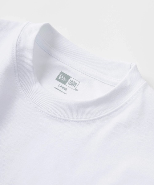 NEW ERA(ニューエラ)の「【NEW ERA/ニューエラ】Box Logo ボックスロゴ ホワイト×ネイビー プリント 半袖クルーネックTシャツ/ レギュラーフィット/ホワイト(Tシャツ/カットソー・メンズ・ホワイト・M/XL/L)」の6枚目の写真