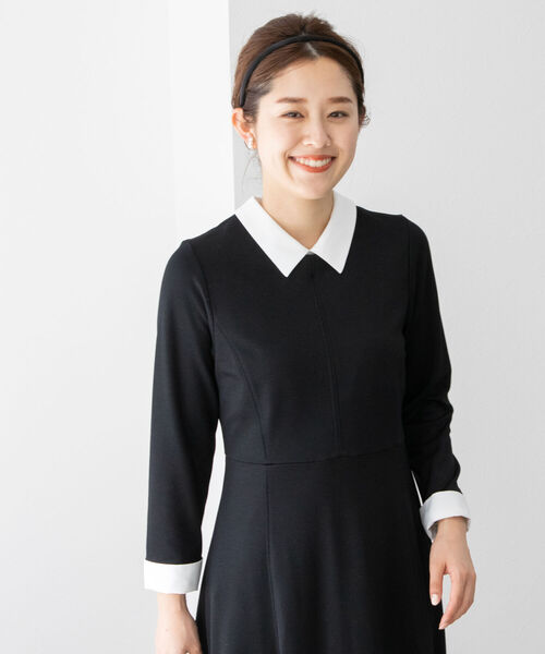 NOLLEY'S（ノーリーズ）の「衿付きポンチワンピース（ワンピース