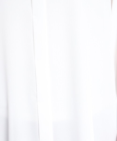 【WEB限定カラーあり/接触冷感/洗える】バックシャンプリーツフリュイドブラウス
