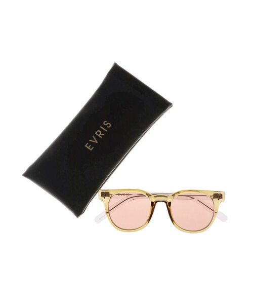 EVRIS（エヴリス）の「COLOR FRAME サングラス（サングラス・レディース・グレー/イエロー・FREE）」の12枚目の写真