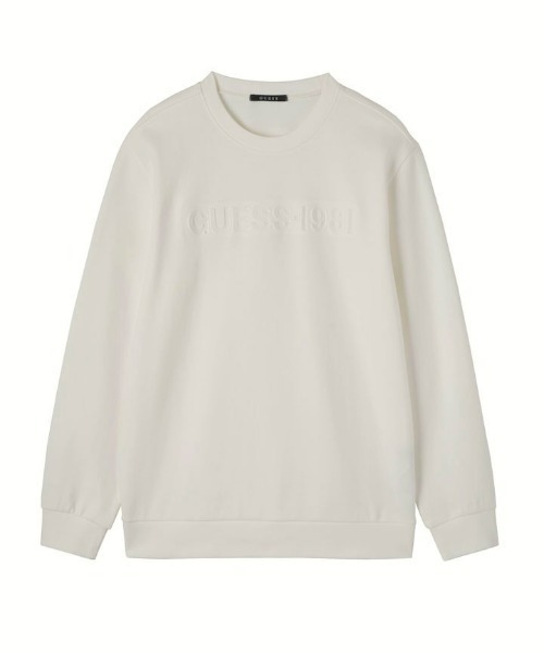Guess(ゲス)の「Allok Convex Sweatshirt(スウェット・メンズ・グレー/ピンク/アイボリー・X-LARGE/MEDIUM/LARGE/SMALL)」の2枚目の写真