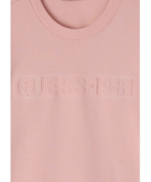Guess(ゲス)の「Allok Convex Sweatshirt(スウェット・メンズ・グレー/ピンク/アイボリー・X-LARGE/MEDIUM/LARGE/SMALL)」の6枚目の写真