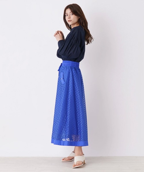 en recre（アンレクレ）の「【Mylanka】2wayボリュームスリーブブラウス（シャツ/ブラウス・レディース・オフホワイト/ダークネイビー・2）」の13枚目の写真