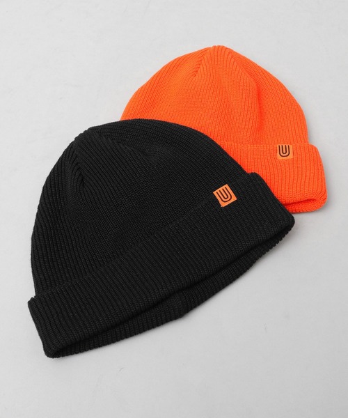 UNIVERSAL OVERALL(ユニバーサルオーバーオール)の「ポリエステル ハイゲージ ニットキャップ(ニットキャップ/ビーニー・メンズ・オレンジ/ブラック/ライトグレー/ベージュ・FREE)」の11枚目の写真