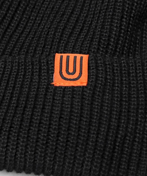 UNIVERSAL OVERALL(ユニバーサルオーバーオール)の「ポリエステル ハイゲージ ニットキャップ(ニットキャップ/ビーニー・メンズ・オレンジ/ブラック/ライトグレー/ベージュ・FREE)」の12枚目の写真