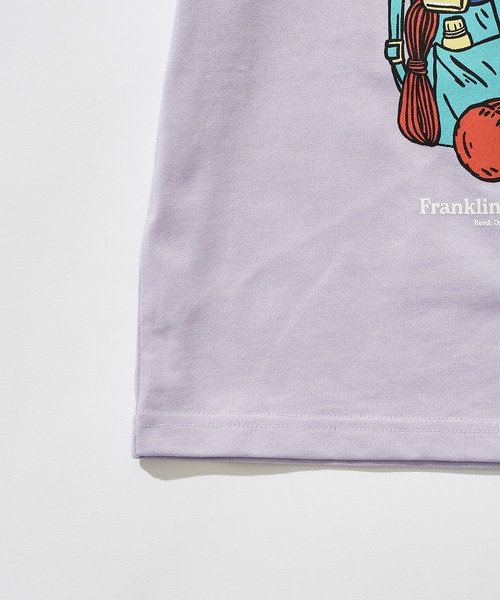 Franklin Climbing(フランクリンクライミング)の「【KIDS】【Franklin Climbing】バックパック&ドッググラフィックテックショートスリーブ(Tシャツ/カットソー・キッズ・ホワイト/チャコールグレー/バイオレット・M/L/XL)」の8枚目の写真
