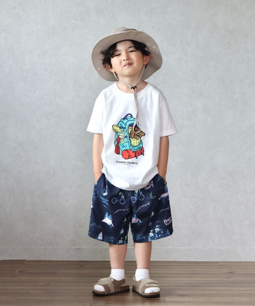 Franklin Climbing(フランクリンクライミング)の「【KIDS】【Franklin Climbing】バックパック&ドッググラフィックテックショートスリーブ(Tシャツ/カットソー・キッズ・ホワイト/チャコールグレー/バイオレット・M/L/XL)」の12枚目の写真