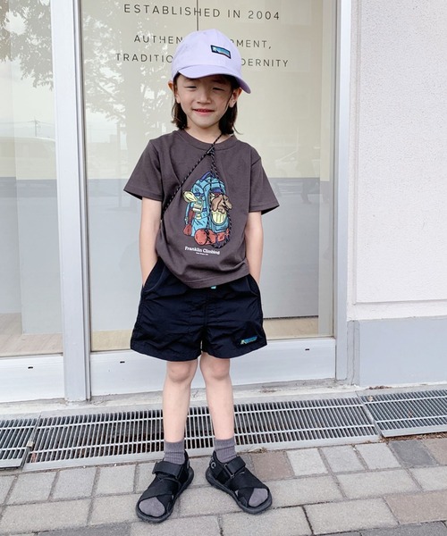 Franklin Climbing(フランクリンクライミング)の「【KIDS】【Franklin Climbing】バックパック&ドッググラフィックテックショートスリーブ(Tシャツ/カットソー・キッズ・ホワイト/チャコールグレー/バイオレット・M/L/XL)」の20枚目の写真