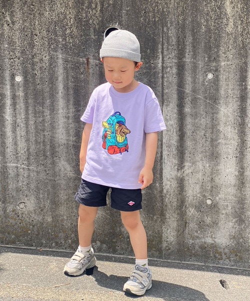 Franklin Climbing(フランクリンクライミング)の「【KIDS】【Franklin Climbing】バックパック&ドッググラフィックテックショートスリーブ(Tシャツ/カットソー・キッズ・ホワイト/チャコールグレー/バイオレット・M/L/XL)」の17枚目の写真