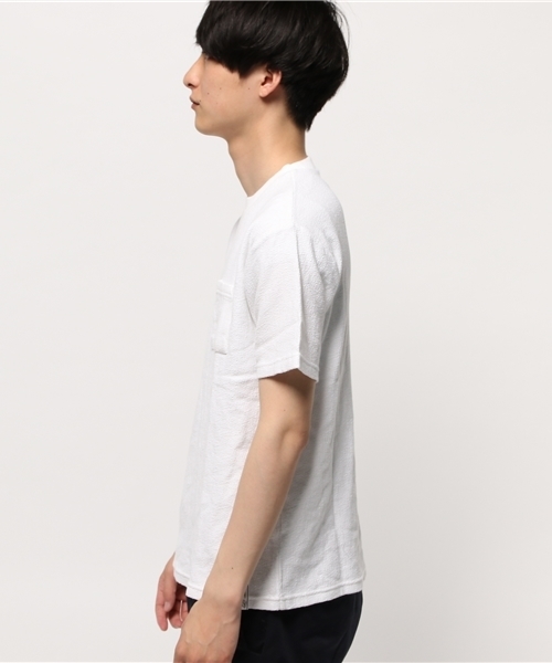 CIAOPANIC TYPY(チャオパニックティピー)の「ヘビークレープポケットTシャツ(Tシャツ/カットソー・メンズ・ホワイト/ネイビー/グレー/ブルー・MEDIUM/LARGE/SMALL)」の6枚目の写真