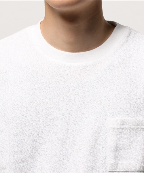 CIAOPANIC TYPY(チャオパニックティピー)の「ヘビークレープポケットTシャツ(Tシャツ/カットソー・メンズ・ホワイト/ネイビー/グレー/ブルー・MEDIUM/LARGE/SMALL)」の8枚目の写真