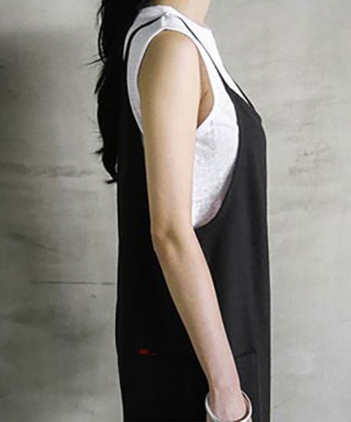 NinaetLina（ニナエリナ）の「オールインワンワイドパンツ（その他パンツ・レディース・ブラウン/ブラック・FREE）」の12枚目の写真