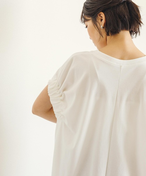 Gready Brilliant(グレディブリリアン)の「LANUITフロッキーTシャツ(Tシャツ/カットソー・レディース・ブラック/オフホワイト・FREE)」の17枚目の写真