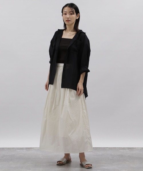 LAKOLE（ラコレ）の「三角テレコタンクトップ / 188706（Tシャツ/カットソー・レディース・ブラック/ベージュ/オフホワイト/ブラウン系その他・SMALL/MEDIUM）」の7枚目の写真