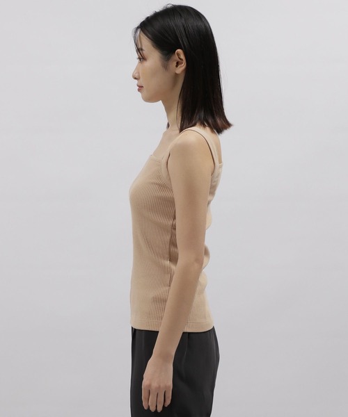 LAKOLE（ラコレ）の「三角テレコタンクトップ / 188706（Tシャツ/カットソー・レディース・ブラック/ベージュ/オフホワイト/ブラウン系その他・SMALL/MEDIUM）」の13枚目の写真