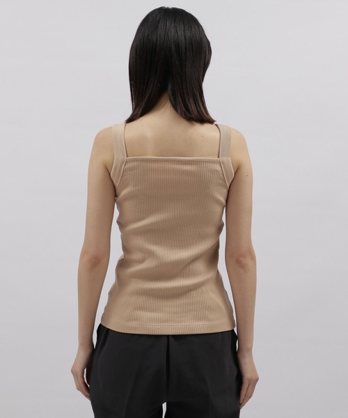 LAKOLE（ラコレ）の「三角テレコタンクトップ / 188706（Tシャツ/カットソー・レディース・ブラック/ベージュ/オフホワイト/ブラウン系その他・SMALL/MEDIUM）」の14枚目の写真