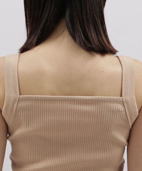 LAKOLE（ラコレ）の「三角テレコタンクトップ / 188706（Tシャツ/カットソー・レディース・ブラック/ベージュ/オフホワイト/ブラウン系その他・SMALL/MEDIUM）」の18枚目の写真