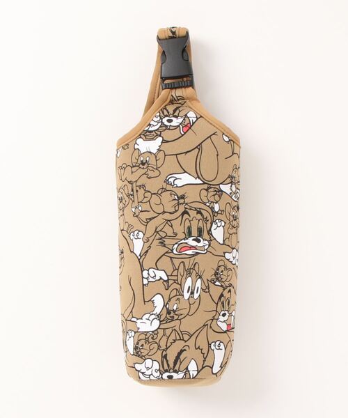 Tom&Jerry(トムアンドジェリー)の「TOM&JERRY×Flapper総柄ペットボトルホルダー(その他小物・レディース・ベージュ/グレー・FREE)」の1枚目の写真