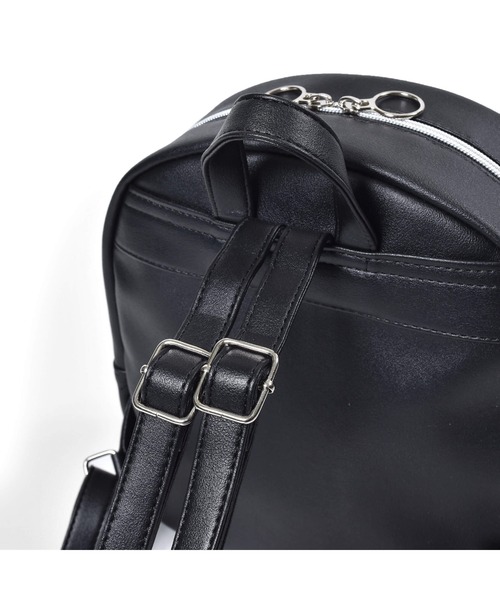 ZIDDY（ジディ）の「ZIDDY/mini合皮リュック（バックパック/リュック・キッズ・パープル/ブラック・ONESIZE）」の9枚目の写真