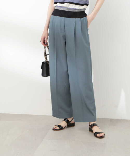 N.（N. Natural Beauty Basic）（エヌエヌナチュラルビューティーベーシック）の「【S Size Line】◆２タックトラウザーパンツ（スラックス・レディース・モカ/ブルー・SMALL/MEDIUM）」の21枚目の写真