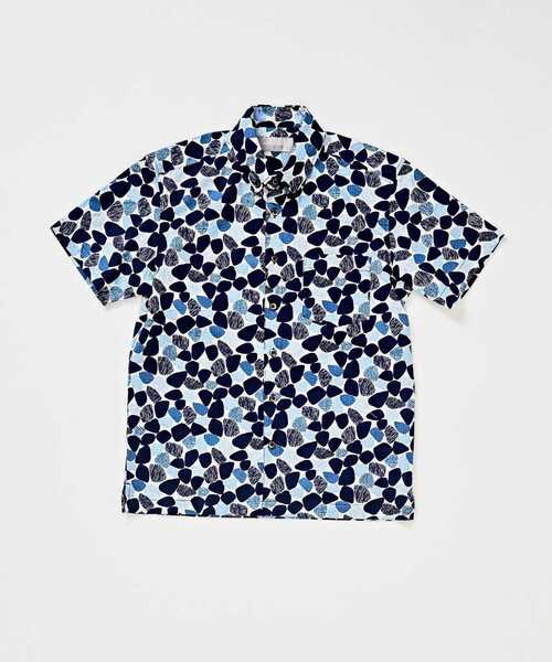MEN'S MELROSE(メンズメルローズ)の「オキナワシャツ(シャツ/ブラウス・メンズ・グリーン/レッド/ブルー系その他/イエロー/その他1/その他・3/4/5)」の3枚目の写真