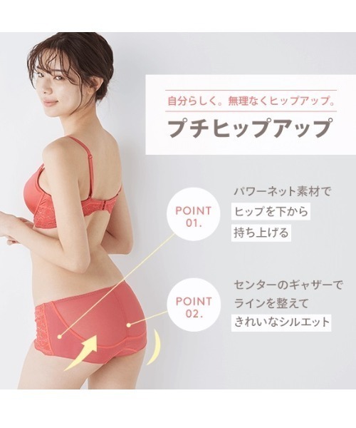 AMOSTYLE BY Triumph(アモスタイルバイトリンプ)の「ボーイズレングス フェスティバルコレクション AMST1431 PT JX(ショーツ・レディース・ホワイト/オレンジ/グリーン/ネイビー/ブルー/ベージュ・M/L)」の17枚目の写真