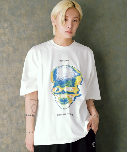 G.O.C（ジーオーシー）の「オーバーサイズ ヴィンテージ プリント TEE（Tシャツ/カットソー・メンズ・ブラック系その他/ブラック系その他3/ホワイト系その他2/ブラック/ホワイト/ホワイト系その他/ホワイト系その他3/ブラック系その他2・MEDIUM/LARGE）」の5枚目の写真
